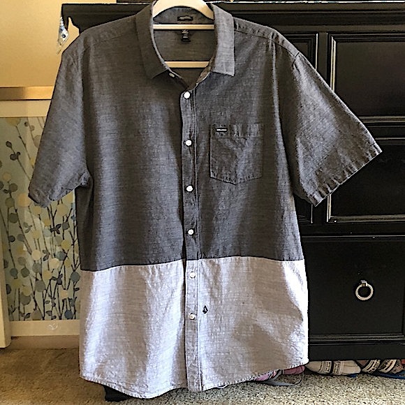 Volcom Modern Fit Button Down Shirt - Picture 2 of 10